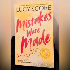 Lucy Score "Mistakes Were Made" Paperback - Yellow & Pink Cover